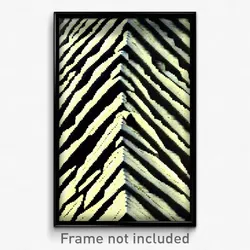 Pixel Art Poster - Zigzag Megalith (8 Bit Psychedelic Trippy Video Game Print)