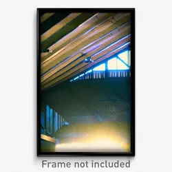 Pixel Art Poster - Admired Roof (8 Bit Psychedelic Trippy Video Game Print)