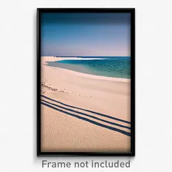 Pixel Art Poster - Lavish Sandbar (8 Bit Psychedelic Trippy Video Game Print)