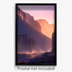 Pixel Art Poster - Tremendous Mesa (8 Bit Psychedelic Trippy Video Game Print)
