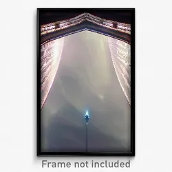 Pixel Art Poster - Dizzying Nave (8 Bit Psychedelic Trippy Video Game Print)