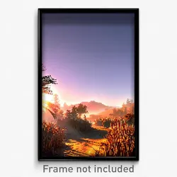 Pixel Art Poster - Dry Retreat (8 Bit Psychedelic Trippy Weird Video Game Print)