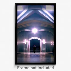 Pixel Art Poster - Unimaginable Vault (8 Bit Psychedelic Video Game Print)