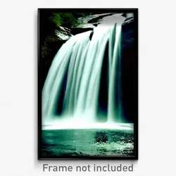 Pixel Art Poster - Rich Falls (8 Bit Psychedelic Trippy Weird Video Game Print)