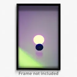 Pixel Art Poster - Little Circle (8 Bit Psychedelic Trippy Video Game Print)