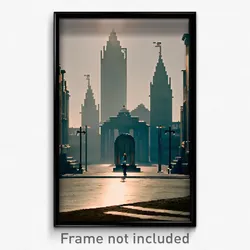 Pixel Art Poster - Average Treasury (8 Bit Psychedelic Trippy Video Game Print)
