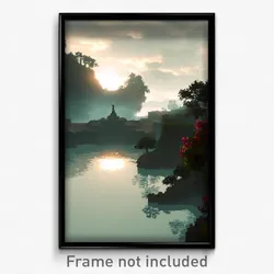 Pixel Art Poster - Secret Conquest (8 Bit Psychedelic Trippy Video Game Print)