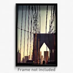 Pixel Art Poster - Spotless New York (8 Bit Psychedelic Trippy Video Game Print)