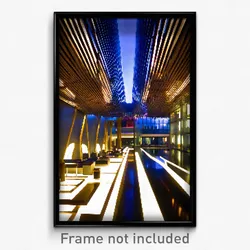 Pixel Art Poster - Wild Modern Architecture (8 Bit Psychedelic Video Game Print)