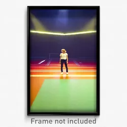 Pixel Art Poster - Lost Court (8 Bit Psychedelic Trippy Weird Video Game Print)