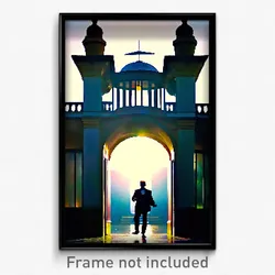 Pixel Art Poster - Major Belvedere (8 Bit Psychedelic Trippy Video Game Print)
