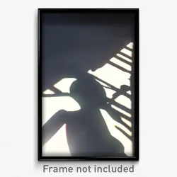 Pixel Art Poster - Plastic Shadow (8 Bit Psychedelic Trippy Video Game Print)