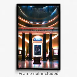 Pixel Art Poster - Familiar Museum (8 Bit Psychedelic Trippy Video Game Print)