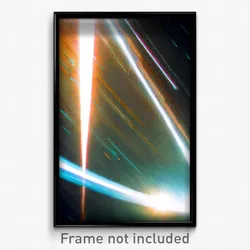 Pixel Art Poster - Haunting Hyperspace (8 Bit Psychedelic Video Game Print)