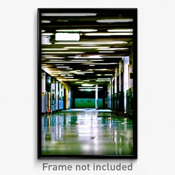 Pixel Art Poster - Abandoned Aisle (8 Bit Psychedelic Trippy Video Game Print)