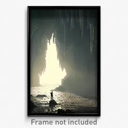 Pixel Art Poster - Unknown Karst (8 Bit Psychedelic Trippy Video Game Print)