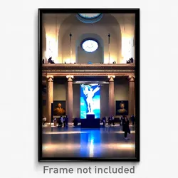 Pixel Art Poster - Notable Museum (8 Bit Psychedelic Trippy Video Game Print)