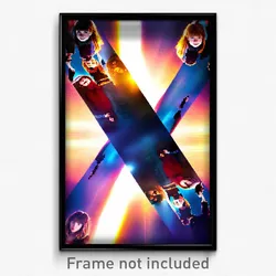 Pixel Art Poster - Harmonious College (8 Bit Psychedelic Video Game Print)