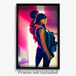 Pixel Art Poster - Major Backpack (8 Bit Psychedelic Trippy Video Game Print)