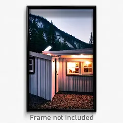 Pixel Art Poster - Immaculate Outbuilding (8 Bit Psychedelic Video Game Print)