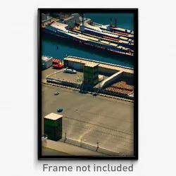 Pixel Art Poster - Unsightly Port (8 Bit Psychedelic Trippy Video Game Print)