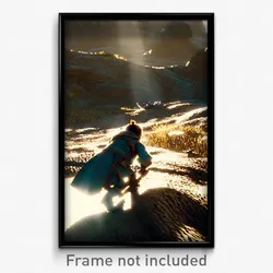 Pixel Art Poster - Coarse Bivouac (8 Bit Psychedelic Trippy Video Game Print)
