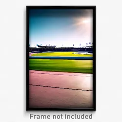 Pixel Art Poster - Adorable Racetrack (8 Bit Psychedelic Video Game Print)