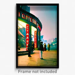 Pixel Art Poster - Slim Canton (8 Bit Psychedelic Trippy Weird Video Game Print)