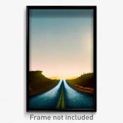 Pixel Art Poster - Wicked Road (8 Bit Psychedelic Trippy Weird Video Game Print)
