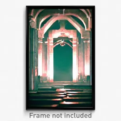Pixel Art Poster - Original Catacombs (8 Bit Psychedelic Video Game Print)