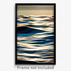 Pixel Art Poster - Wavy Bight (8 Bit Psychedelic Trippy Weird Video Game Print)