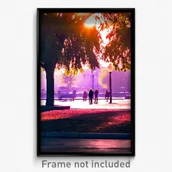 Pixel Art Poster - Immaculate Park (8 Bit Psychedelic Trippy Video Game Print)