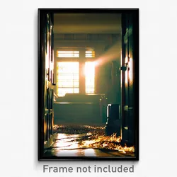 Pixel Art Poster - Dry Home (8 Bit Psychedelic Trippy Weird Video Game Print)