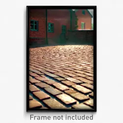 Pixel Art Poster - Cultured Brickyard (8 Bit Psychedelic Video Game Print)