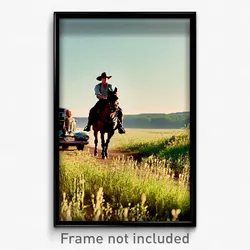 Pixel Art Poster - Classic Country (8 Bit Psychedelic Trippy Video Game Print)