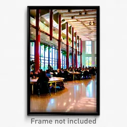 Pixel Art Poster - Fabulous Commons (8 Bit Psychedelic Trippy Video Game Print)