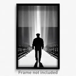 Pixel Art Poster - Colorless Vike (8 Bit Psychedelic Trippy Video Game Print)