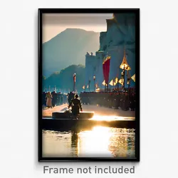 Pixel Art Poster - Grand Encampment (8 Bit Psychedelic Trippy Video Game Print)