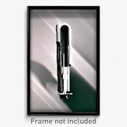 Pixel Art Poster - Elegant Hibernaculum (8 Bit Psychedelic Video Game Print)
