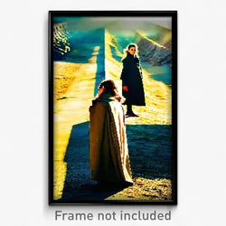 Pixel Art Poster - Sunny Trench (8 Bit Psychedelic Trippy Video Game Print)