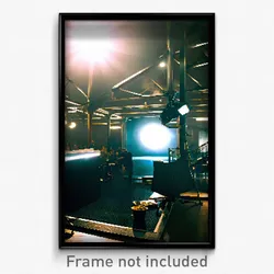 Pixel Art Poster - Notable Movie Studio (8 Bit Psychedelic Video Game Print)