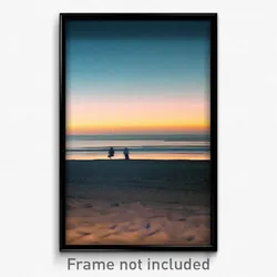 Pixel Art Poster - Dim Beach (8 Bit Psychedelic Trippy Weird Video Game Print)