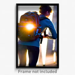 Pixel Art Poster - Stupendous Backpack (8 Bit Psychedelic Video Game Print)