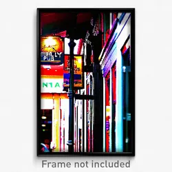 Pixel Art Poster - Normal Pub (8 Bit Psychedelic Trippy Weird Video Game Print)