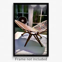 Pixel Art Poster - Oval Drying Rack (8 Bit Psychedelic Trippy Video Game Print)