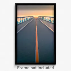 Pixel Art Poster - Drab Walkway (8 Bit Psychedelic Trippy Video Game Print)