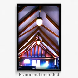 Pixel Art Poster - Majestic Attic (8 Bit Psychedelic Trippy Video Game Print)
