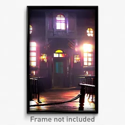 Pixel Art Poster - Rich Inn (8 Bit Psychedelic Trippy Weird Video Game Print)