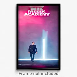 Pixel Art Poster - Meek Academy (8 Bit Psychedelic Trippy Video Game Print)