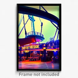 Pixel Art Poster - Nautical Discotheque (8 Bit Psychedelic Video Game Print)